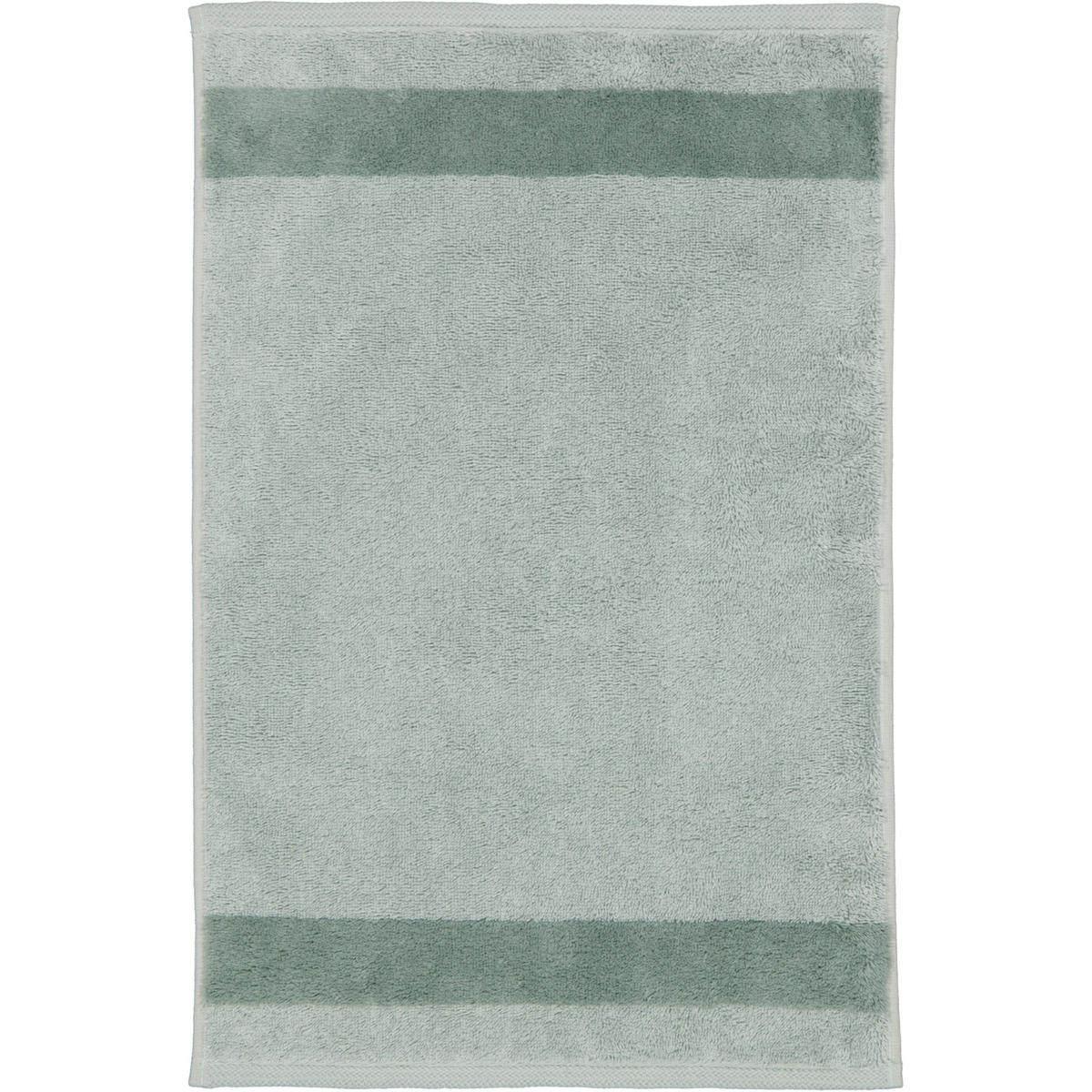 GÄSTETUCH LUXURY DOUBLE 2560 SAGE GREEN - 44 - Grün, Textil (30/50cm) - Zöllner