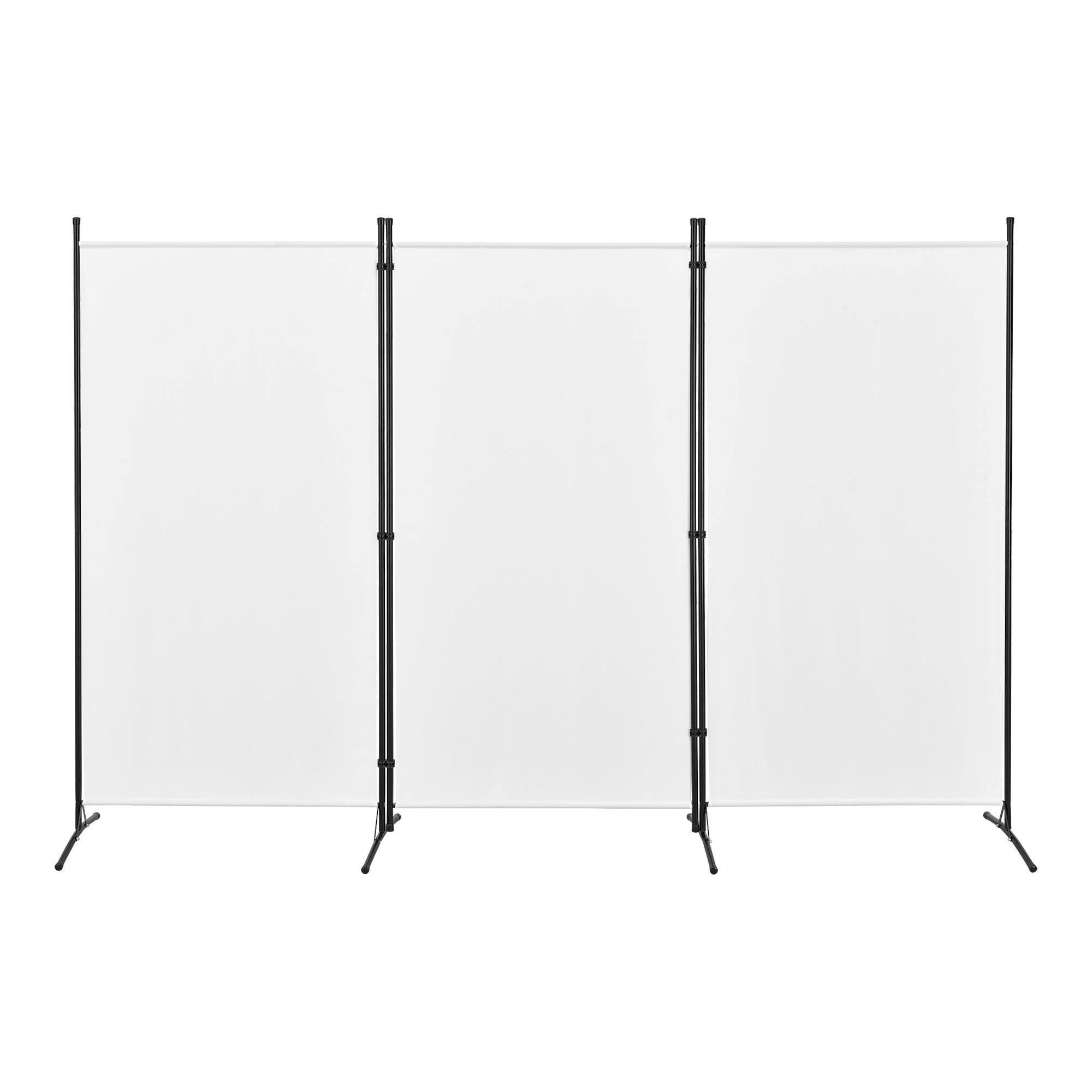 SICHTSCHUTZ Teruel - Weiß, Textil/Metall (260/0.1cm) - [en.casa]