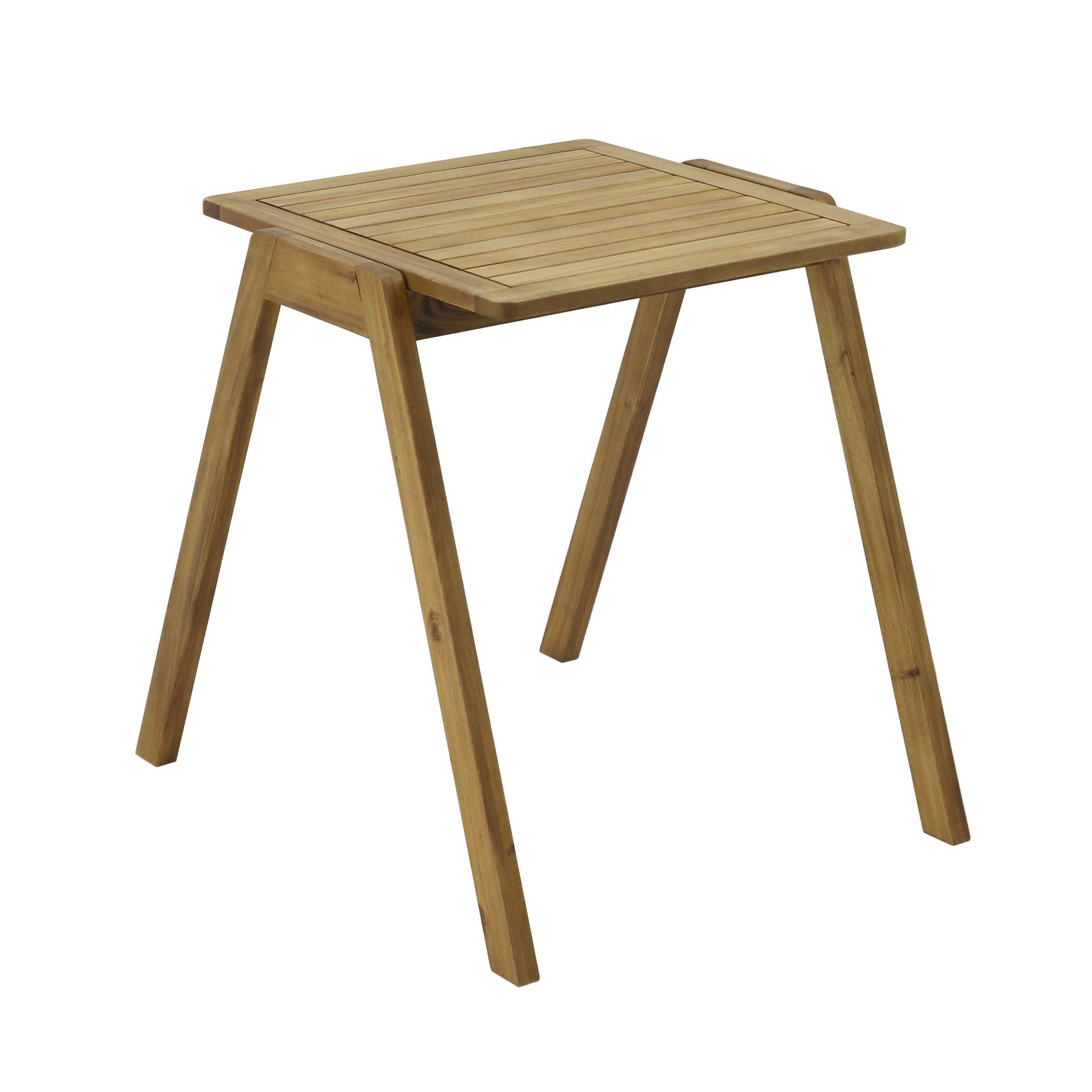 GARTENTISCH, Braun - Braun, Holz (80/60/76cm) - Oviala