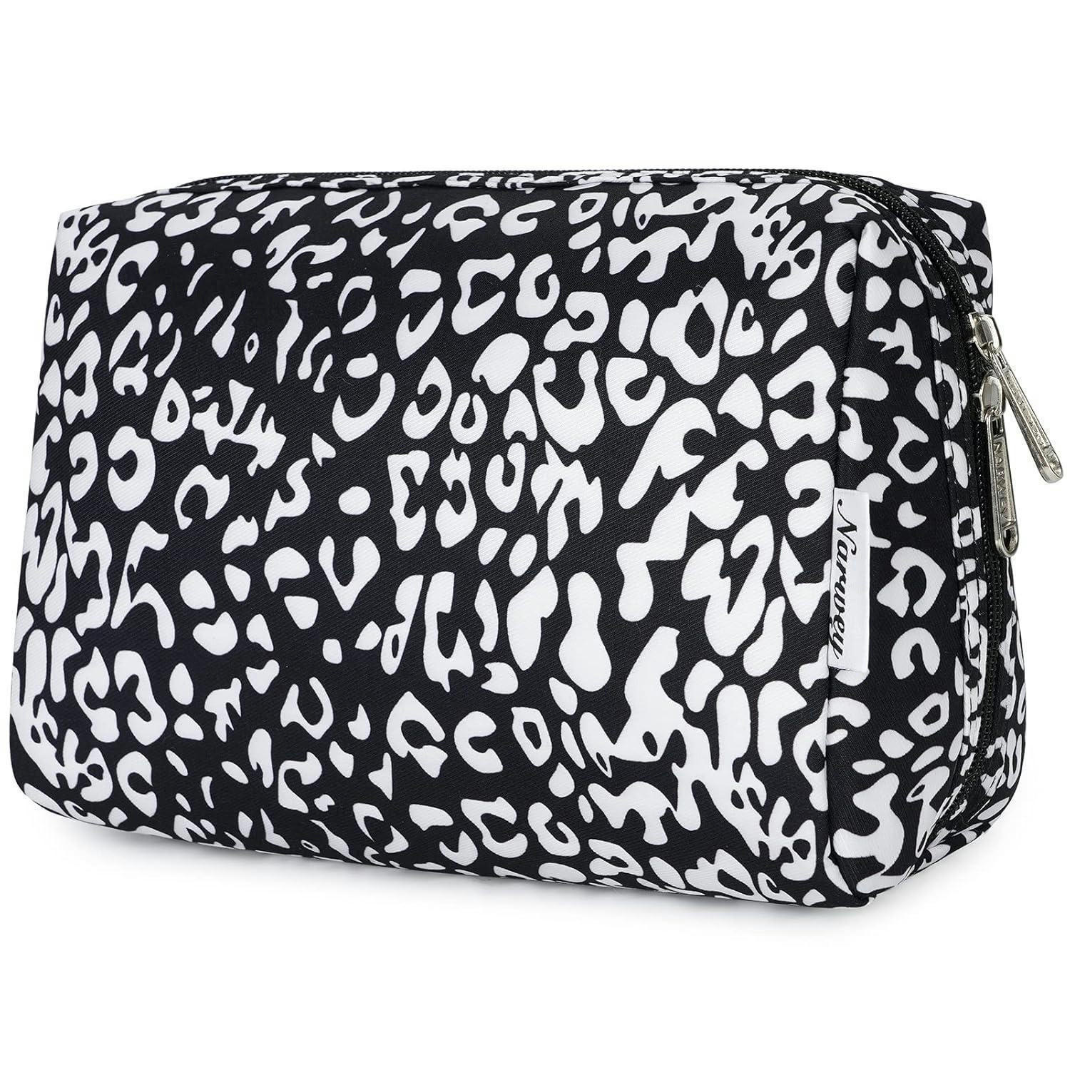 KULTURTASCHE Groß Schwarzer Leopard - Multicolor, Textil (17/9.9/22.9cm)