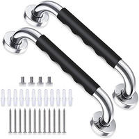 HALTEGRIFF – Silber – Edelstahl 304 – 30 cm – 2er-Pack - Silberfarben, Metall (31/4/14.5cm)