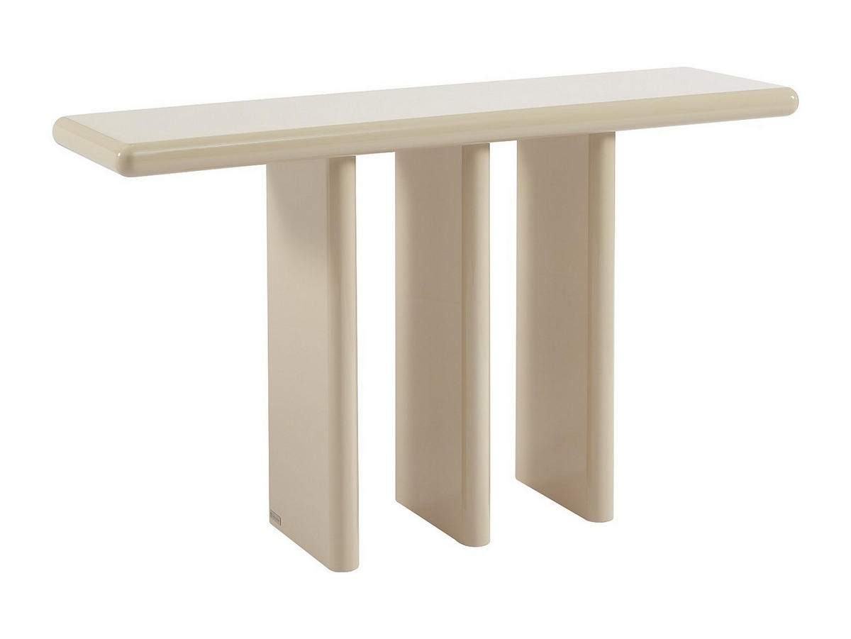 KONSOLENTISCH - 140 cm x 40 cm - holz - beige Elwena - Beige, Holz (40/140/80cm) - Vente-Unique