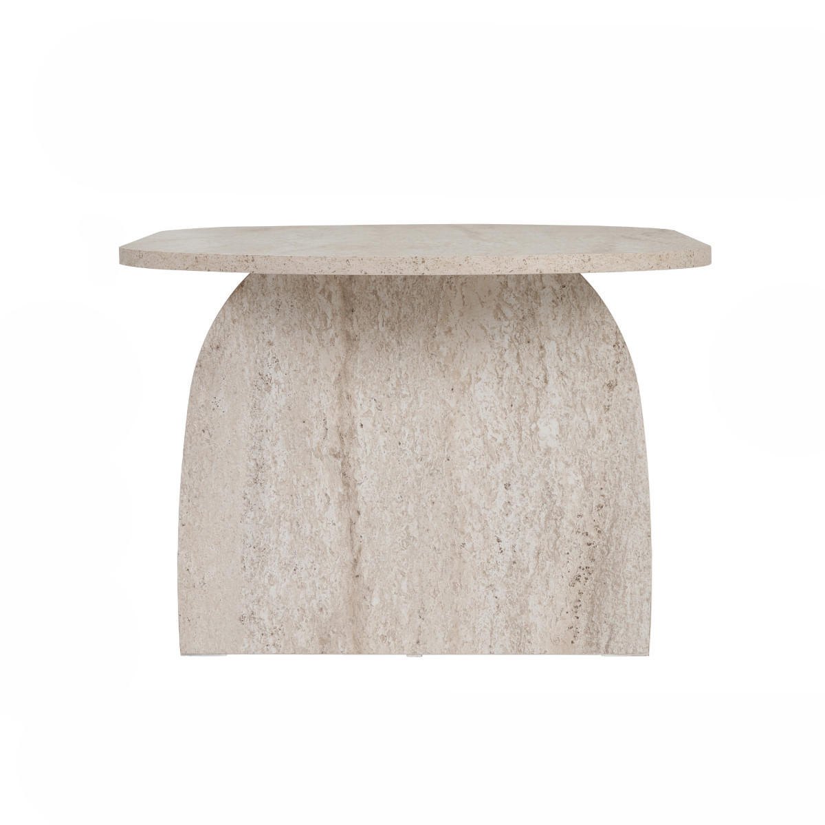 BEISTELLTISCH mit zwei Ablageflächen 60/40/110 cm - Beige, Holzwerkstoff (110/60/40cm) - Calicosy