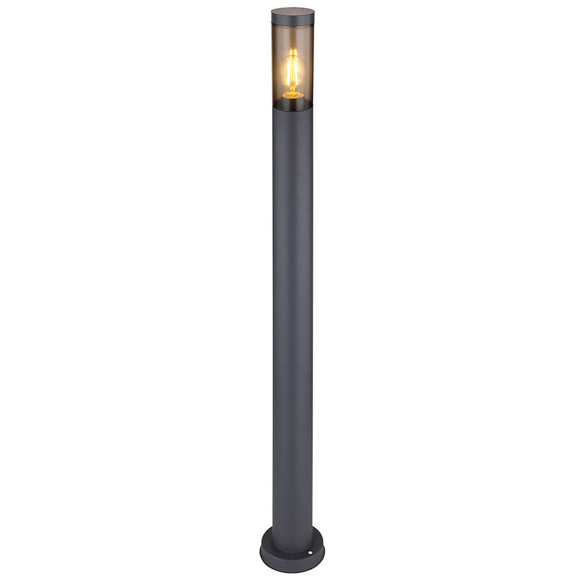 LED STEHLEUCHTE Boston Anthrazit Edelstahl - Anthrazit, Metall (12.7/12.7/110cm) - Globo Lighting