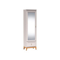 DREHTÜRENSCHRANK Windsor W-18 - Kaschmir/Goldfarben, Holz/Holzwerkstoff (55/193/35cm) - MIRJAN24