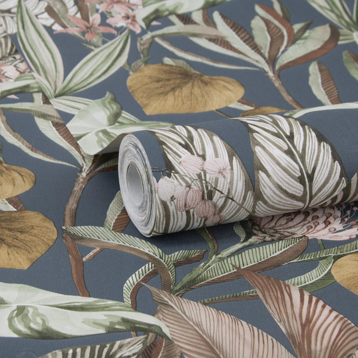 VLIESTAPETE - Stefanie Blue - Blau, Papier/Kunststoff (53/1000cm) - Sublime