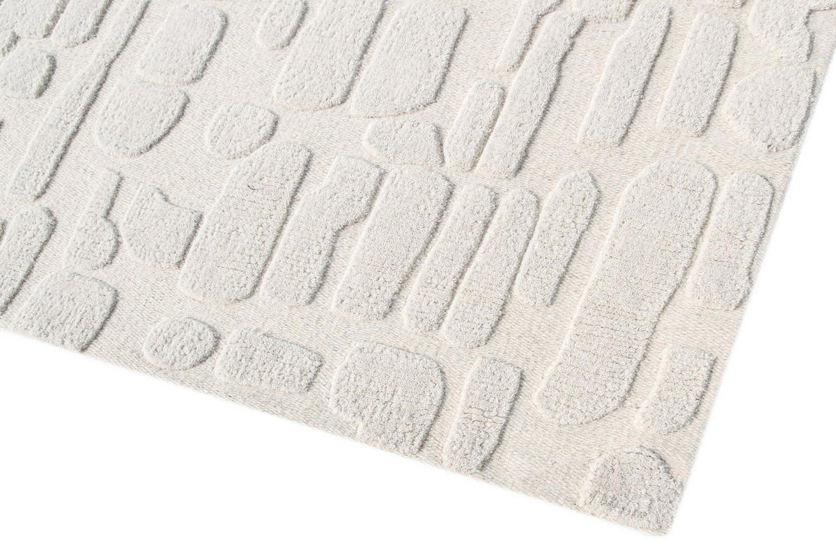 TEPPICH handgefertigt ultraweich beige - Beige, Naturmaterialien (120/170cm) - AFK Living