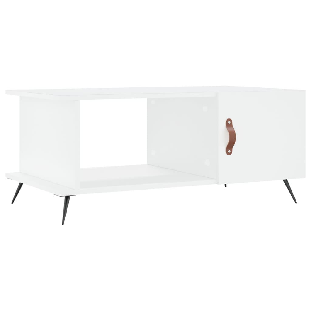COUCHTISCH Weiß 90x50x40 cm Holzwerkstoff - Weiß, Holzwerkstoff (90/50/40cm) - furnicato