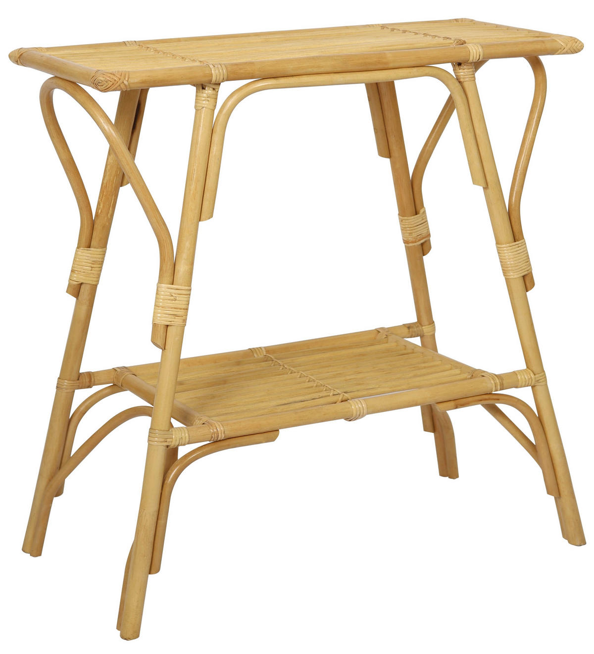 KONSOLENTISCH Rechteckig Braun 77 x 38 x 80 cm - Braun, Holz (38/77/80cm) - Nordlys
