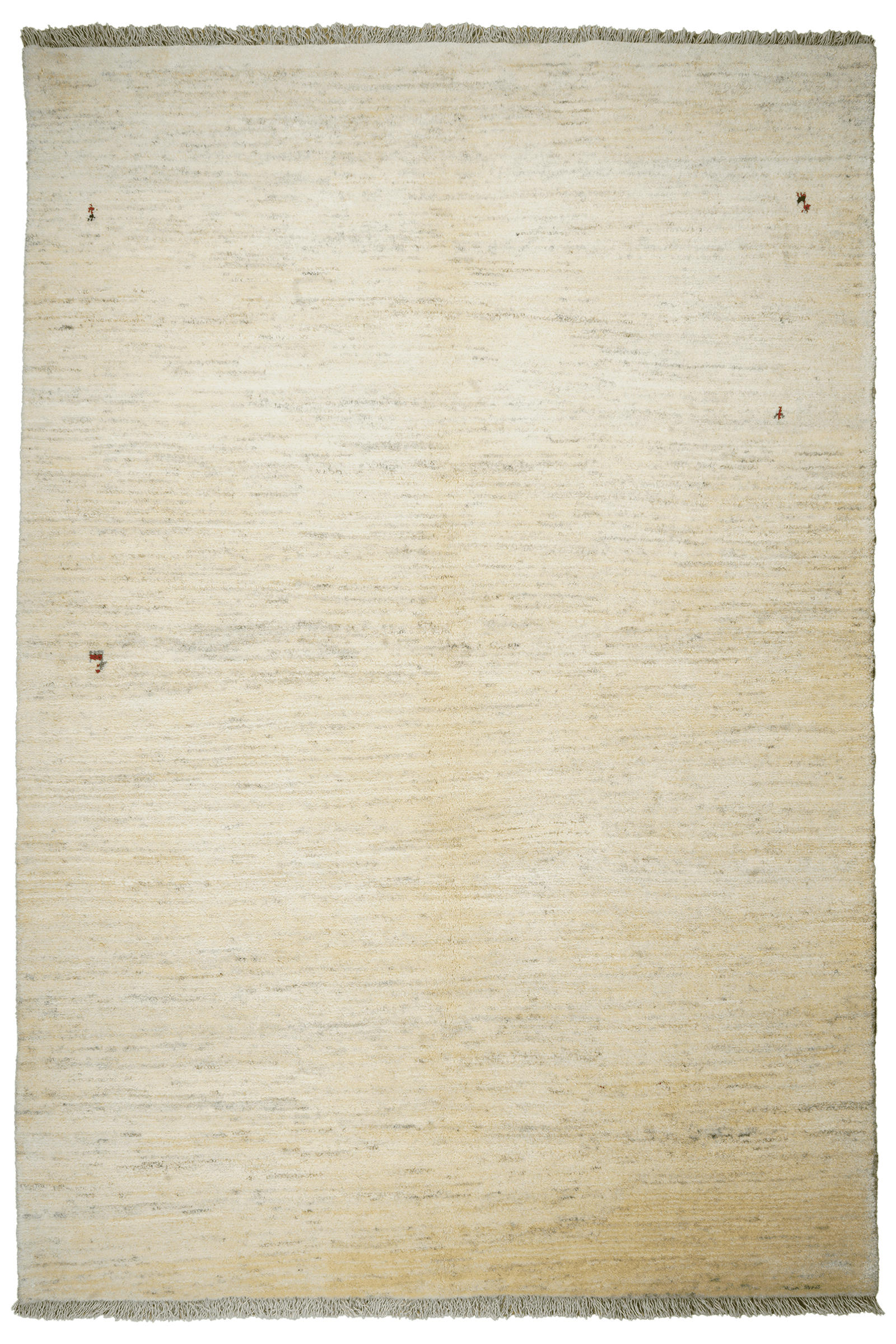 GABBEH-TEPPICH handgeknüpft Beige 249/169 cm Schurwolle - Beige, Textil (169/249cm) - Looma