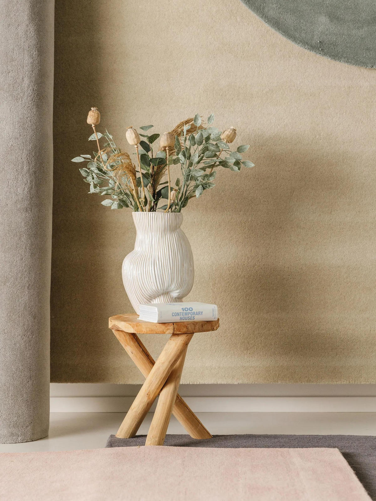 WOLLTEPPICH Bent Cream 250x350 cm - Creme, Textil (250/350cm) - benuta Nest