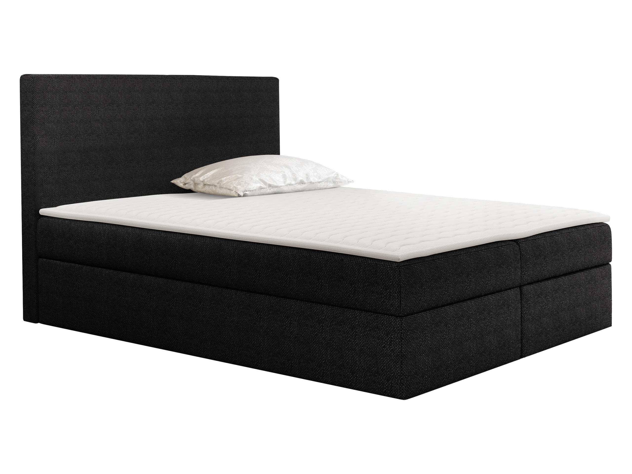BOXBETT Basic - Schwarz, Holz (160/200cm) - MIRJAN24