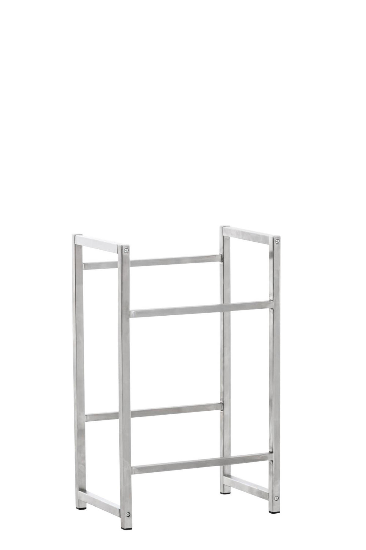 GETRÄNKESKISTENSTÄNDER Lenny - 2er Set - edelstahl - Edelstahlfarben, Metall (47/31/75cm) - TPFLiving