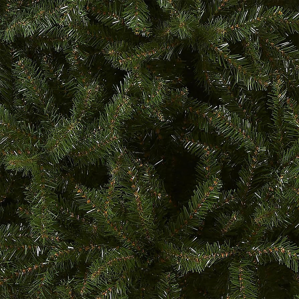 KUNST-WEIHNACHTSBAUM - Dunkelgrün, Kunststoff/Metall (210/210cm) - Relaxdays