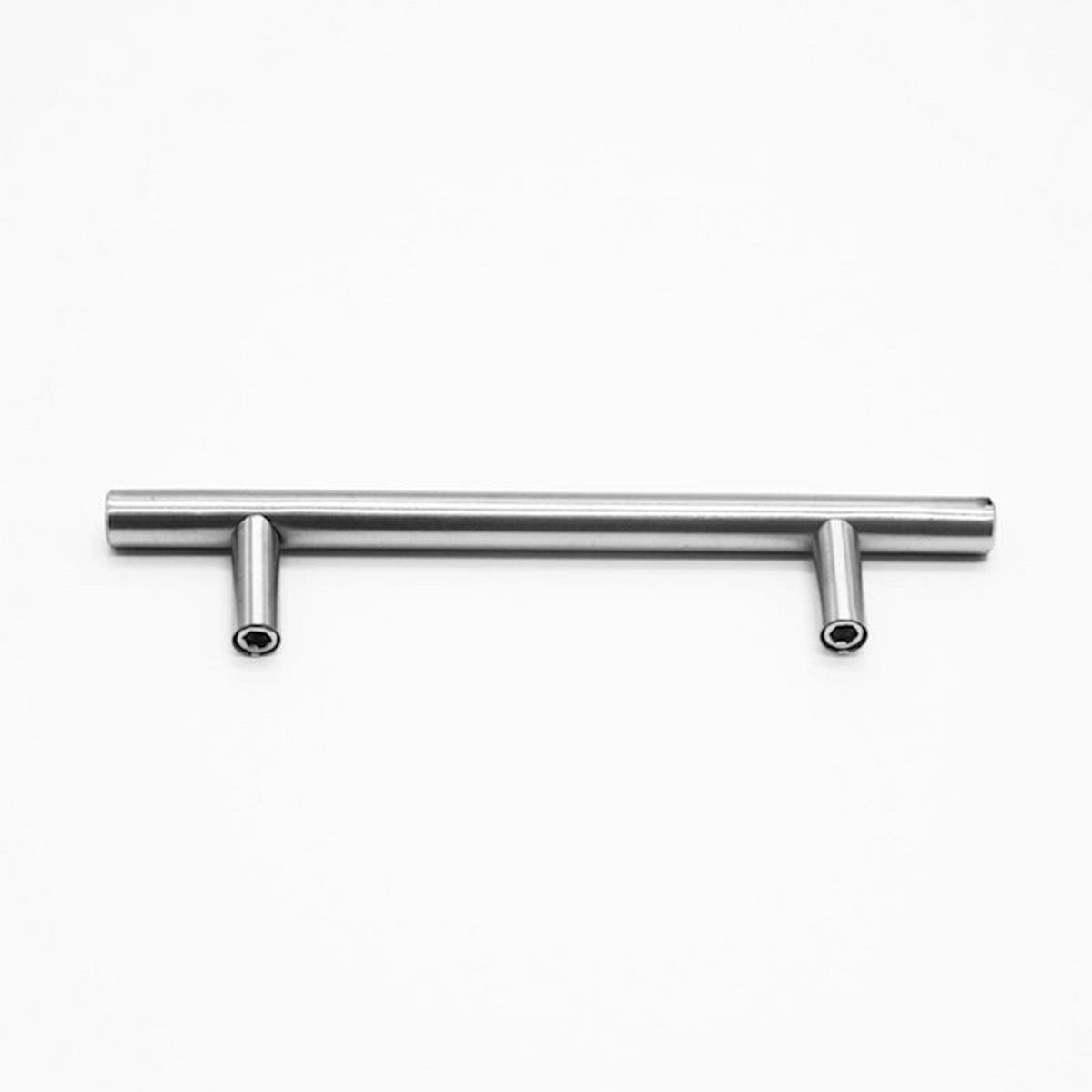 MÖBELGRIFF 10er-Set 96 mm Edelstahl - Silberfarben, Metall (1.2/3.2/15cm)