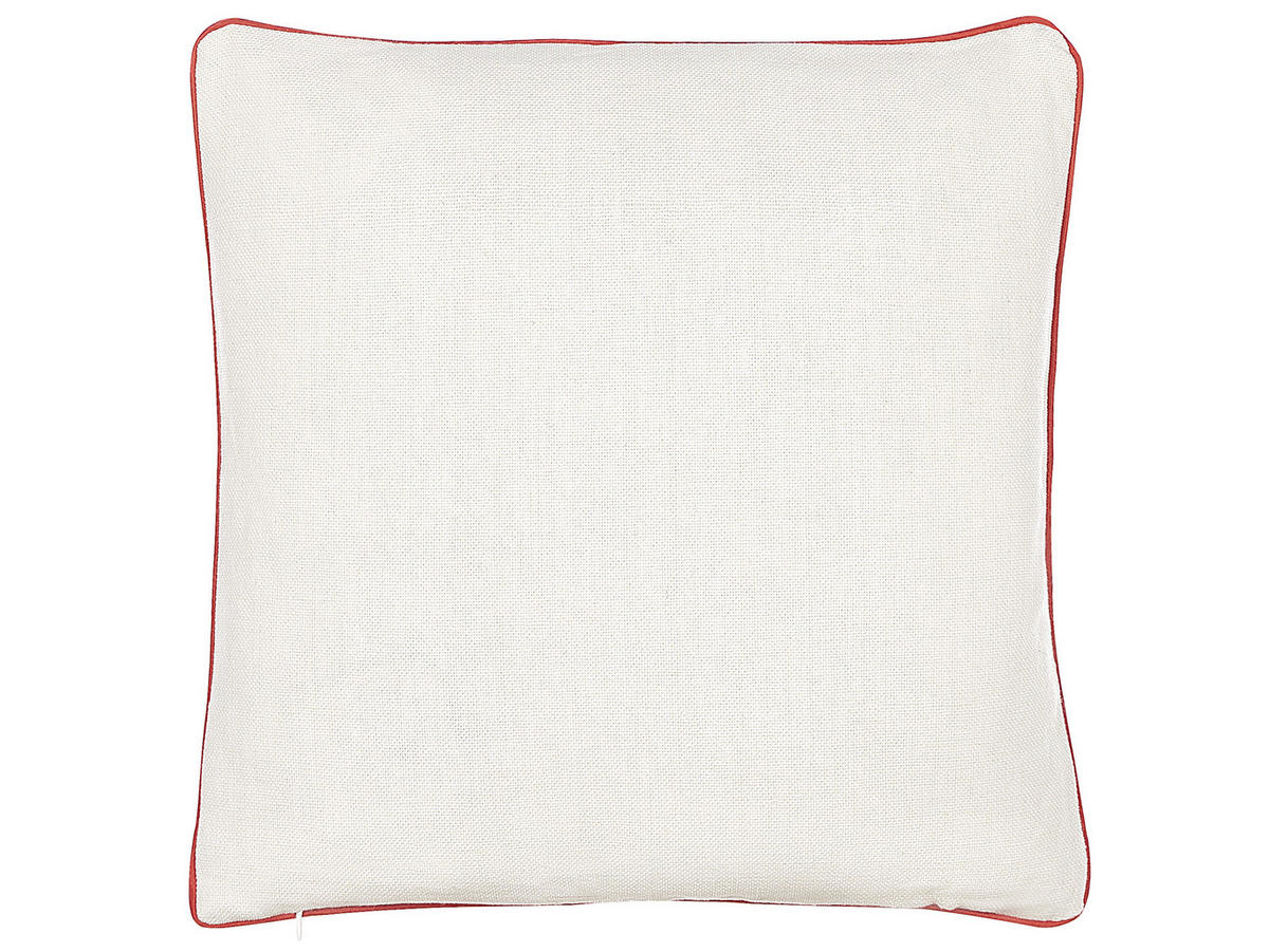 DEKOKISSEN 2er-Set Cremeweiß 45/45 cm Sven - Ecru, Textil (45/45cm) - Beliani