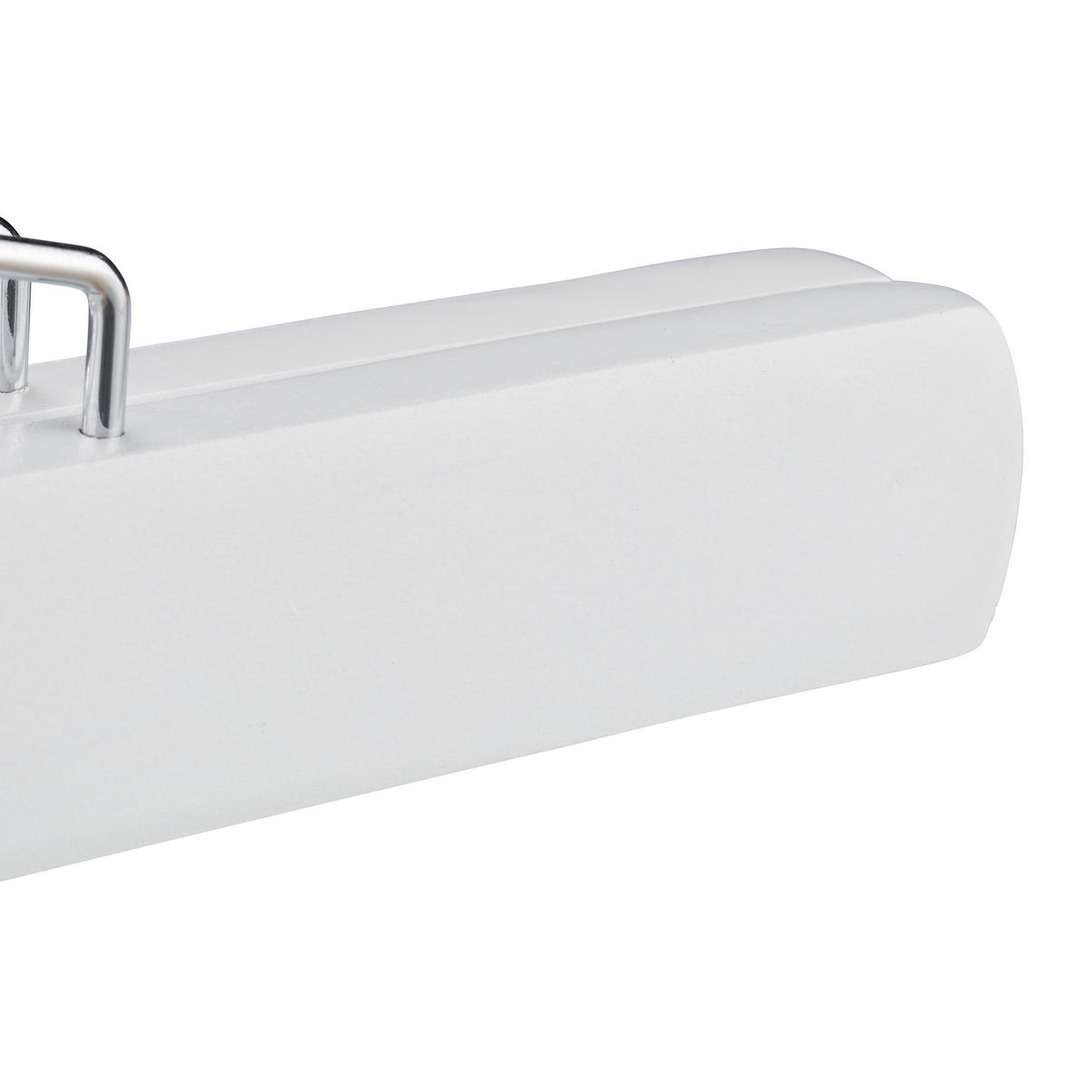 12XKLJUC za hlače - bela, kovina/tekstil (25/17/2.3cm) - Relaxdays