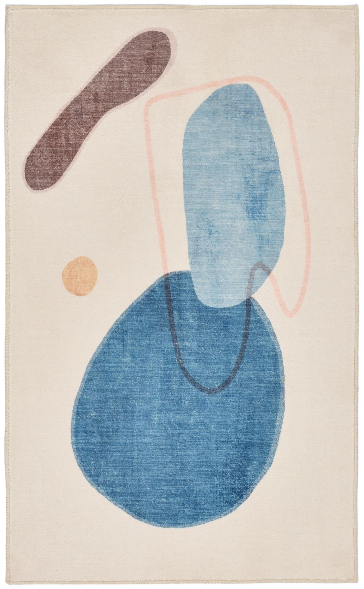 BADTEPPICH Ariella Bunt 70x120 cm - Blau, Textil (70/120cm) - Gino Falcone