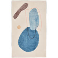BADTEPPICH Ariella Bunt 60x100 cm - Blau, Textil (60/100cm) - Gino Falcone