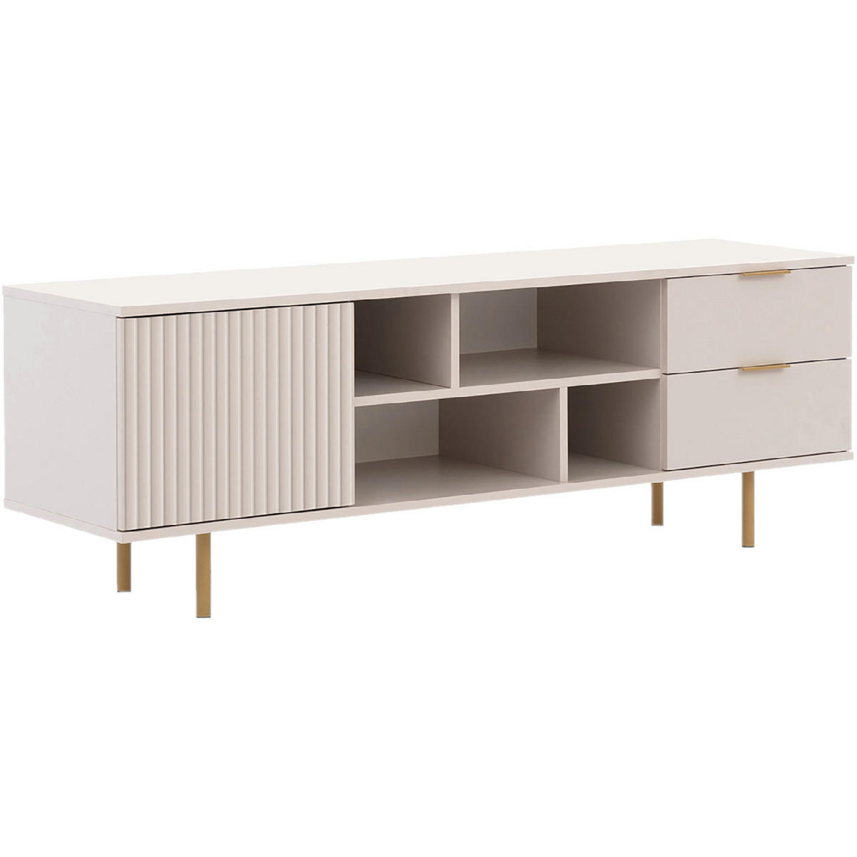 TV-LOWBOARD NUBIO 06 kaschmir - Kaschmir, Holzwerkstoff (150/52/41cm)