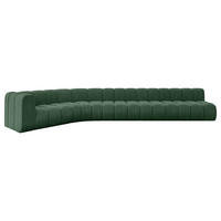 ECKSOFA modulares Sofa Karex-L3 - 490x194x70 cm Grün - Grün, Holzwerkstoff/Textil (490/194cm) - ALTDECOR