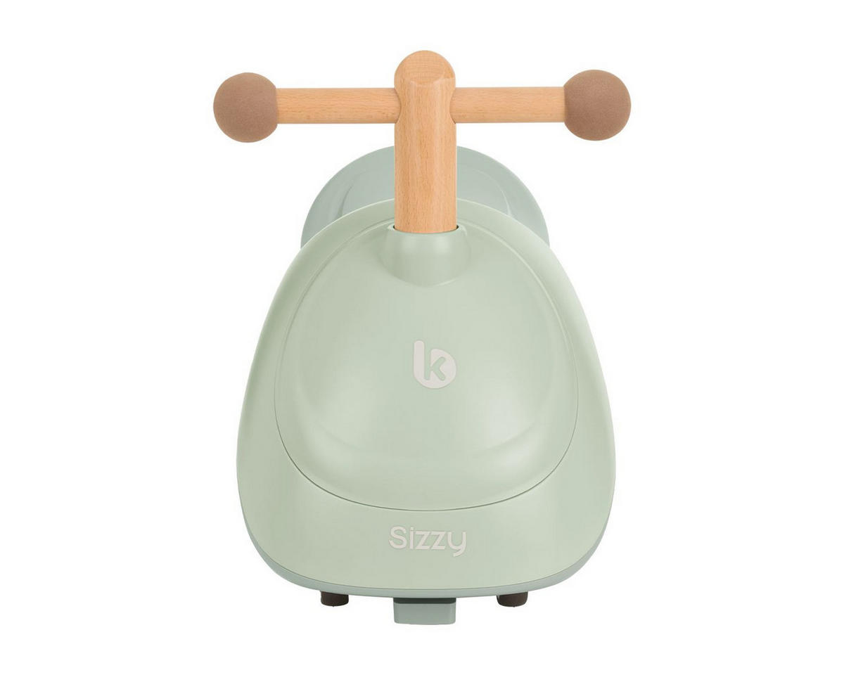 RUTSCHER Sizzy grün Griff aus Buchenholz ab 1 Jahr Kunststoff - Grün, Kunststoff (43/25/35cm) - Kikka boo