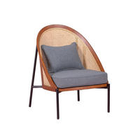 SESSEL Baumwolle Walnussfarben - Walnussfarben, Holz (66/94/73cm) - Nest Dream