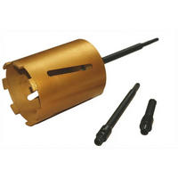 STEINBOHRER Diamantbohrkrone, Kernbohrer, 132mm, SDS Plus - Goldfarben, Metall (20/1/1cm) - BONI-SHOP