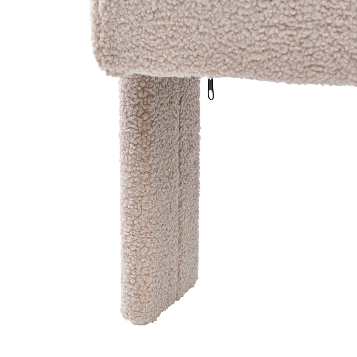 SESSEL Bouclé HellbeigeIlbro - Beige, Textil (77/76/68cm) - Beliani