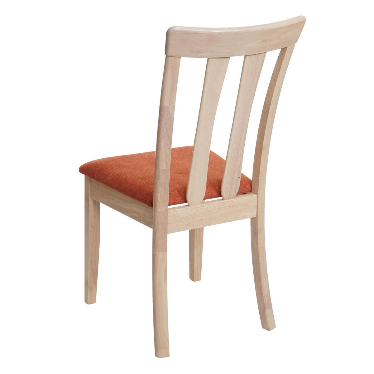 ESSZIMMERSTUHL Orange, Braun 2er-Set - Orange/Braun, Holz (42/96/58cm) - Jamb