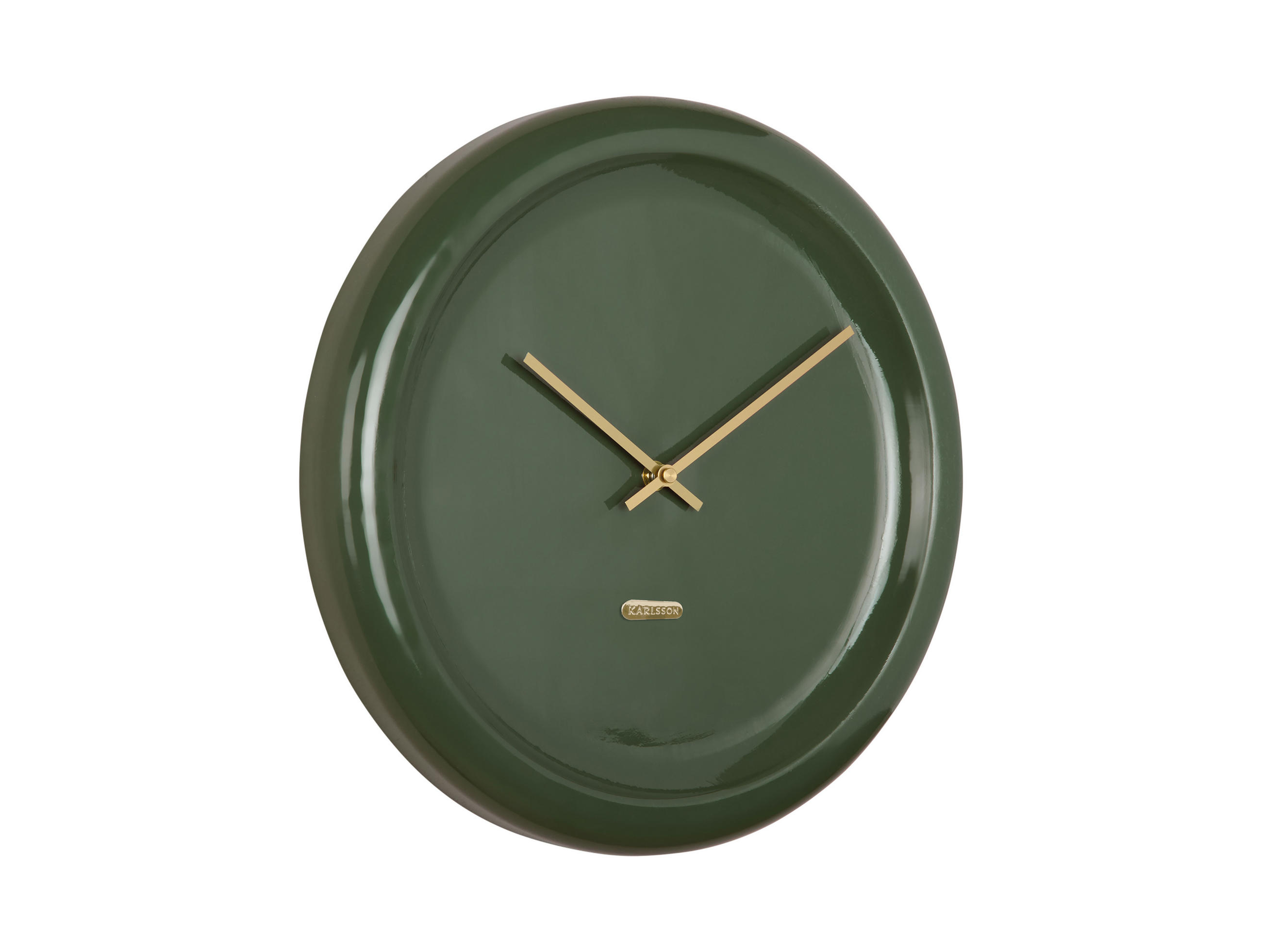 Karlsson Wanduhr Grün 35x35x4.5 cm