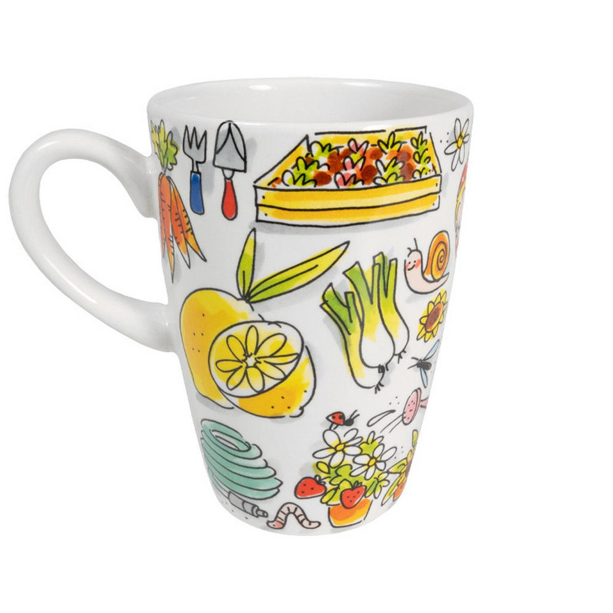XL-BECHER Taste of Summer My Garden in Bunt - 500 ml - Multicolor, Keramik (0.5L) - Blond Amsterdam