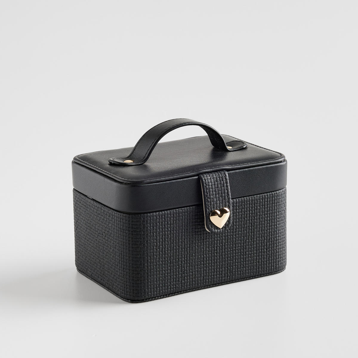 SCHMUCKKÄSTCHEN Bertie - Schwarz, Kunststoff (17/10.5/12.5cm) - home&you