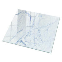GLASPLATTE 80x60 cm – Marmor-Eleganz - Creme, Glas (0.4/80/60cm) - ArtPrintCave