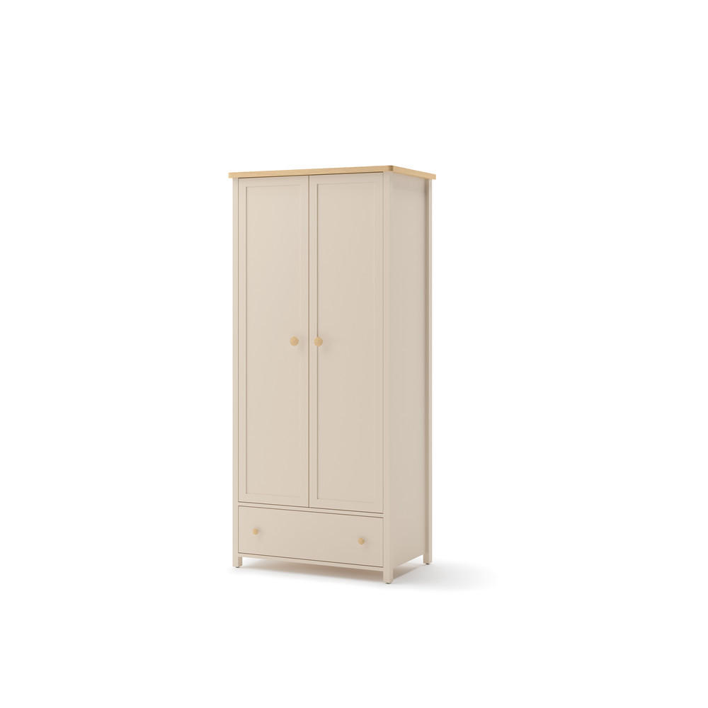 KINDERKLEIDERSCHRANK STORY 12 - Eichefarben/Beige, Holzwerkstoff (85/196/52cm) - Meblini