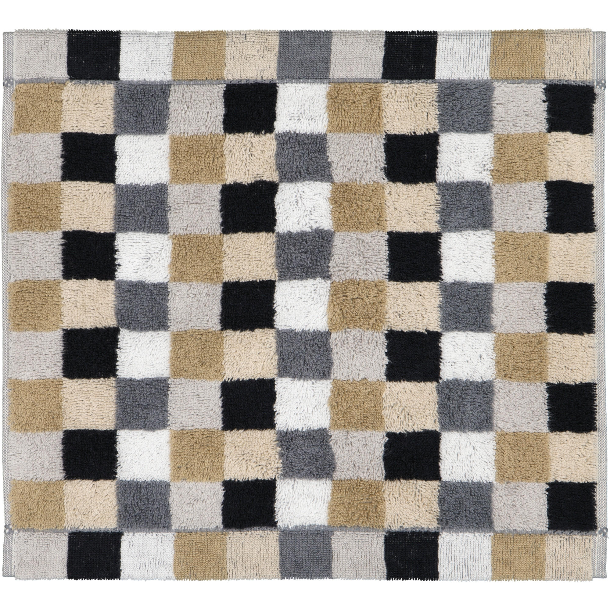 HANDTÜCHER LIFESTYLE KARO 7047 KIESEL - 37 - Grau, Textil (30/30cm) - Cawoe