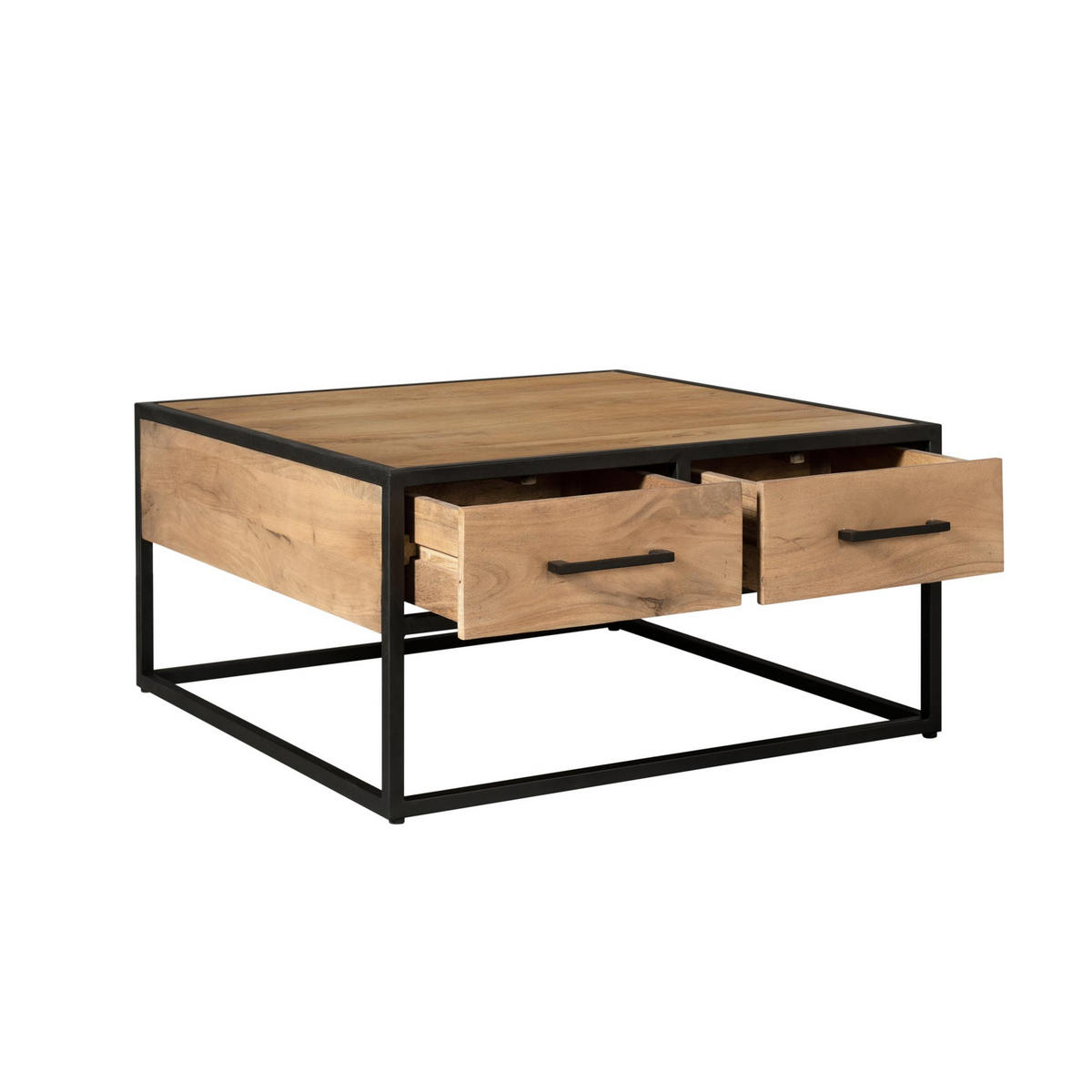 COUCHTISCH Dakota Braun 80/80/40 cm - Braun, Holz (80/80/40cm) - Starfurn