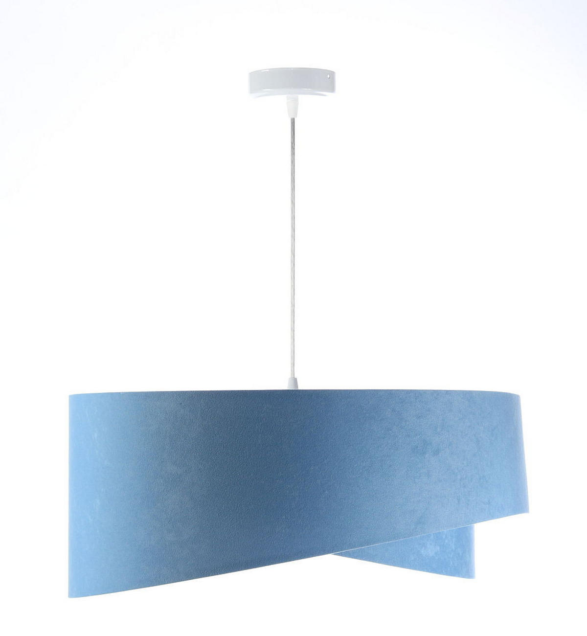 HÄNGELEUCHTE Blau 50/23 cm - Goldfarben, Kunststoff (50/1.3/23cm) - ONZENO