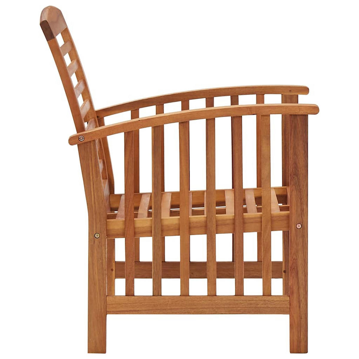 GARTENSTÜHLE 2er Set Massivholz Akazie - Braun, Holz (59/83/67cm) - vidaXL