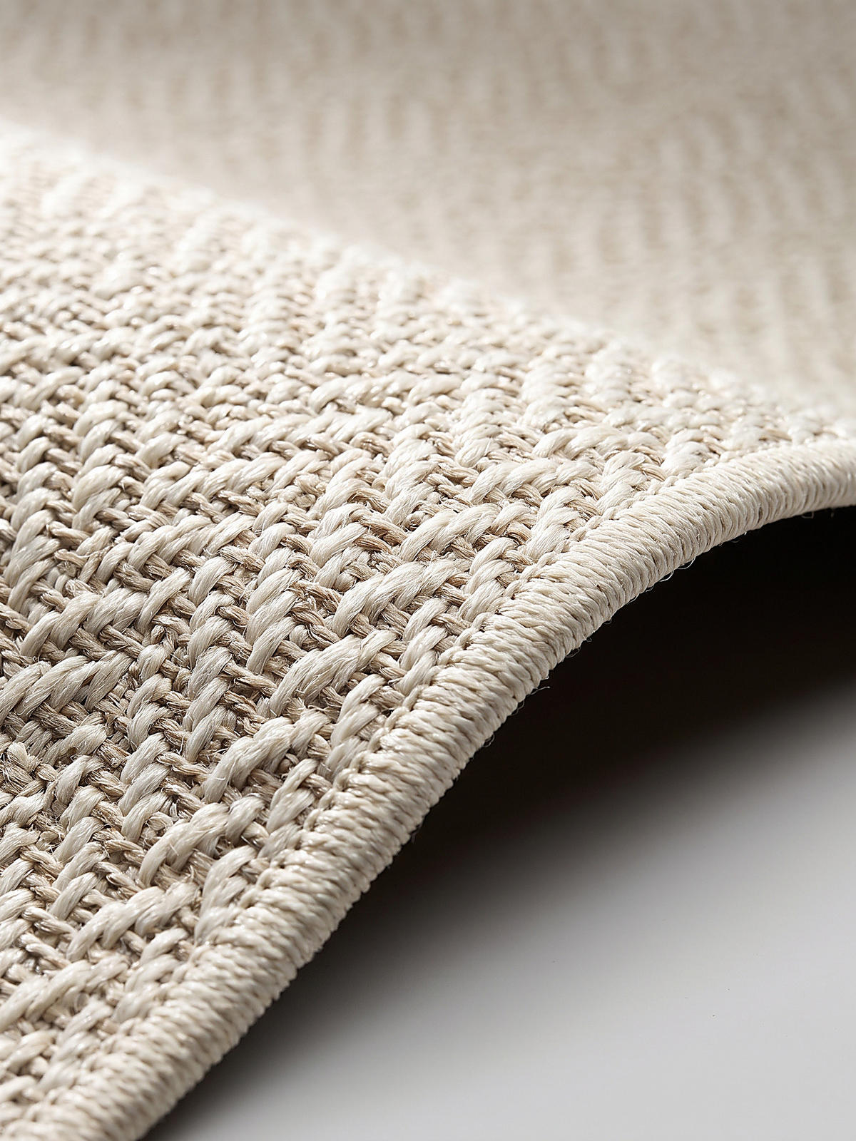 FLACHWEBTEPPICH Bordüre CORDEV Polypropylen Creme 200 x 290 cm - Beige, Textil (200/290cm) - KADIMA DESIGN