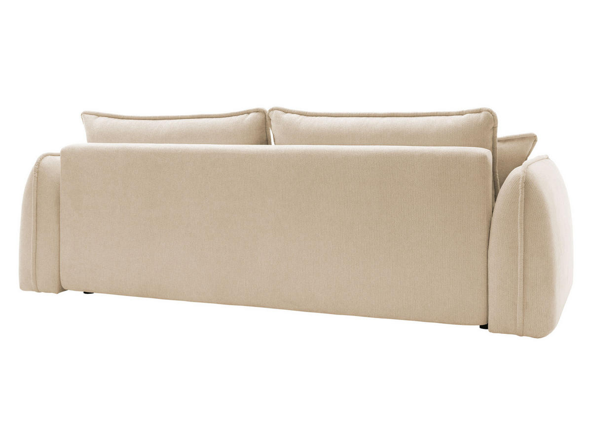 SCHLAFSOFA Moho - Beige/Schwarz, Holz/Kunststoff (250/94/109cm) - MIRJAN24