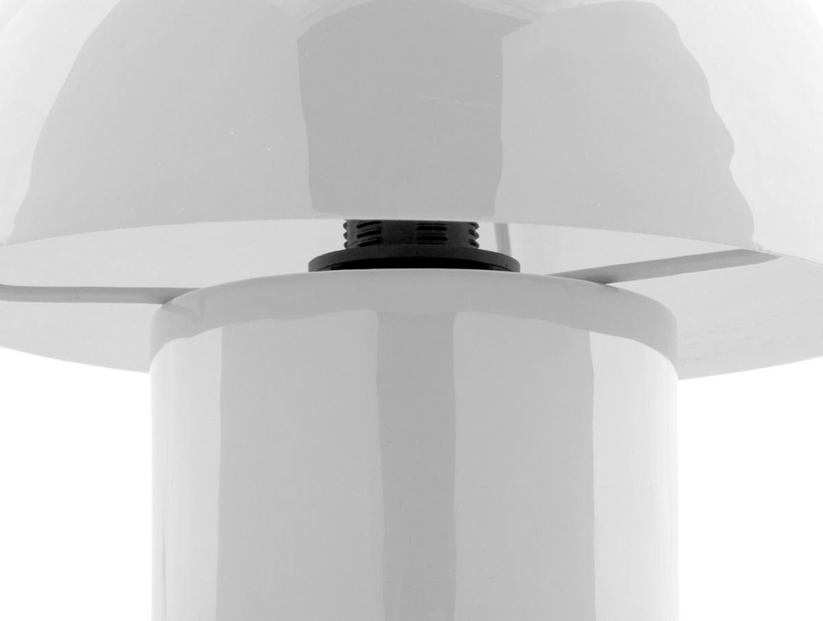 TISCHLAMPE Fat Mushroom 20/20/20 cm - Weiß, Metall (20/20/20cm) - Leitmotiv