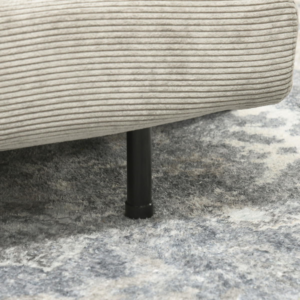 SCHLAFSOFA mit Schlaffunktion 141 x 90 x 81 cm Polyester Grau - Grau, Holzwerkstoff (141/81/90cm) - Meubliv