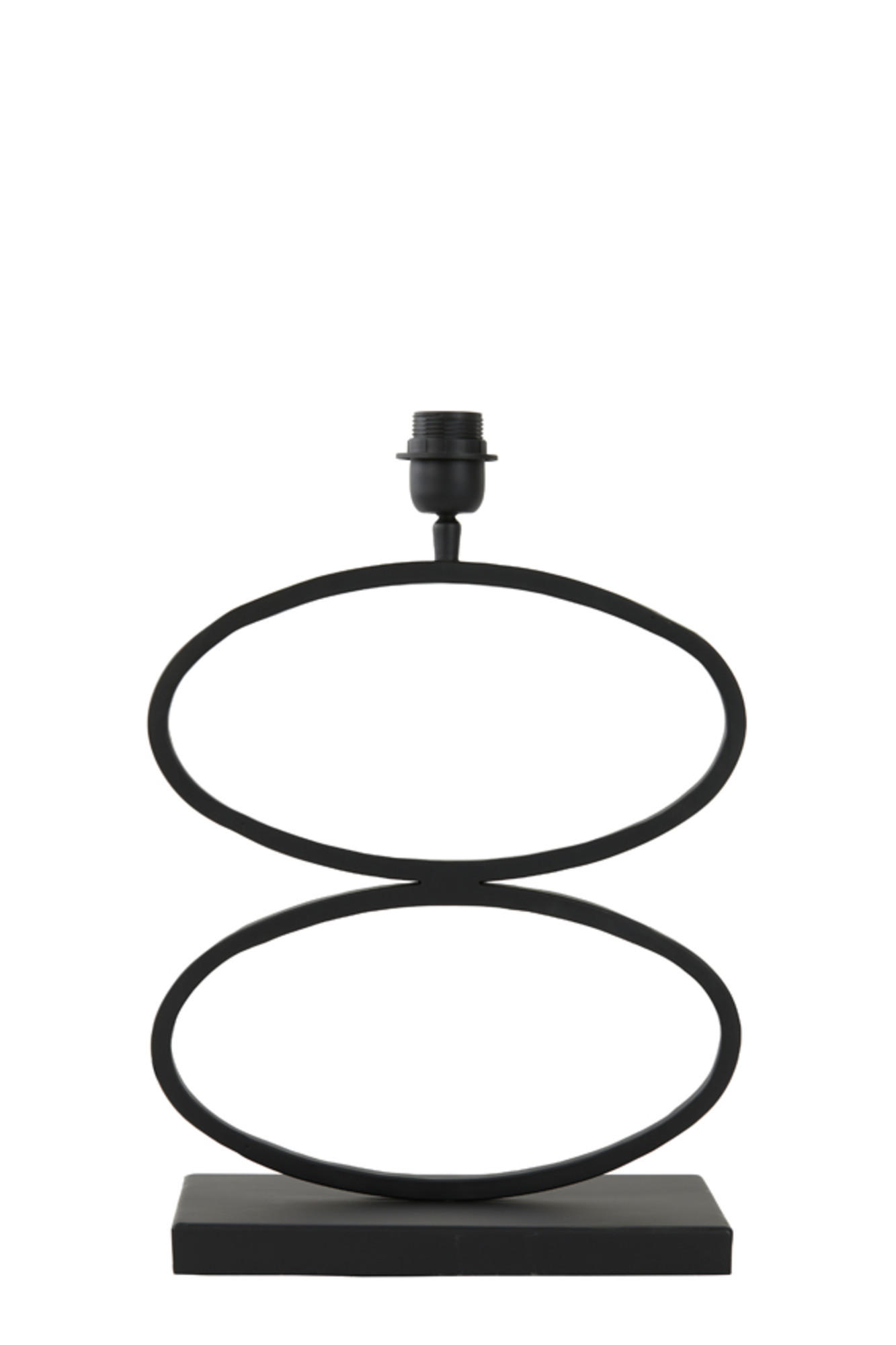 LAMPENFUSS Stelius Schwarz Ø33/42 cm - Schwarz, Metall (33/17/42cm) - Light & Living