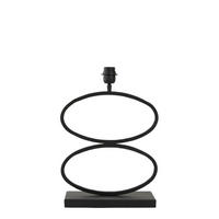 LAMPENFUSS Stelius Schwarz Ø33/42 cm - Schwarz, Metall (33/17/42cm) - Light & Living