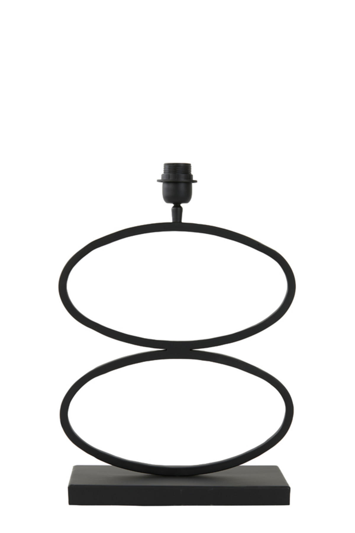 LAMPENFUSS Stelius Schwarz Ø33/42 cm - Schwarz, Metall (33/17/42cm) - Light & Living