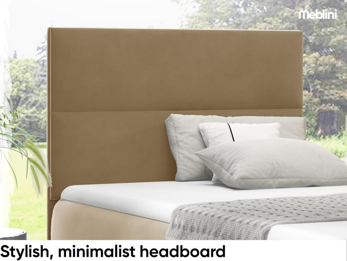 KINDERBETT MINO 1 - Hellbraun, Holzwerkstoff (94/208cm) - Meblini