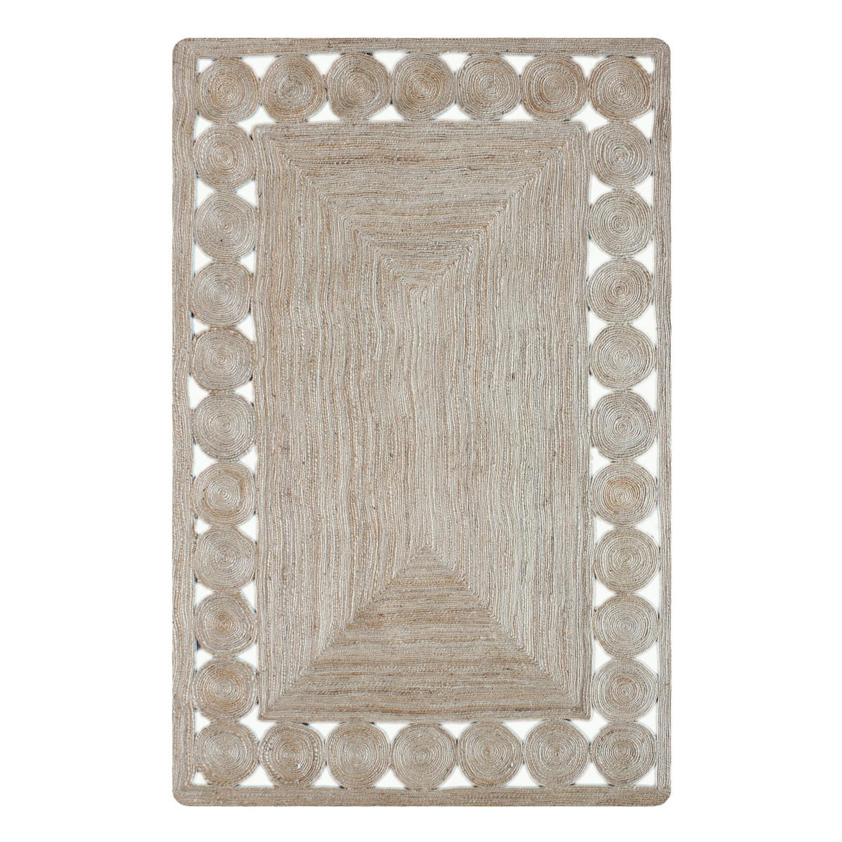 TEPPICH Begonia natur 160 x 230 cm - Naturfarben, Textil (230/160cm) - The Rug Republic