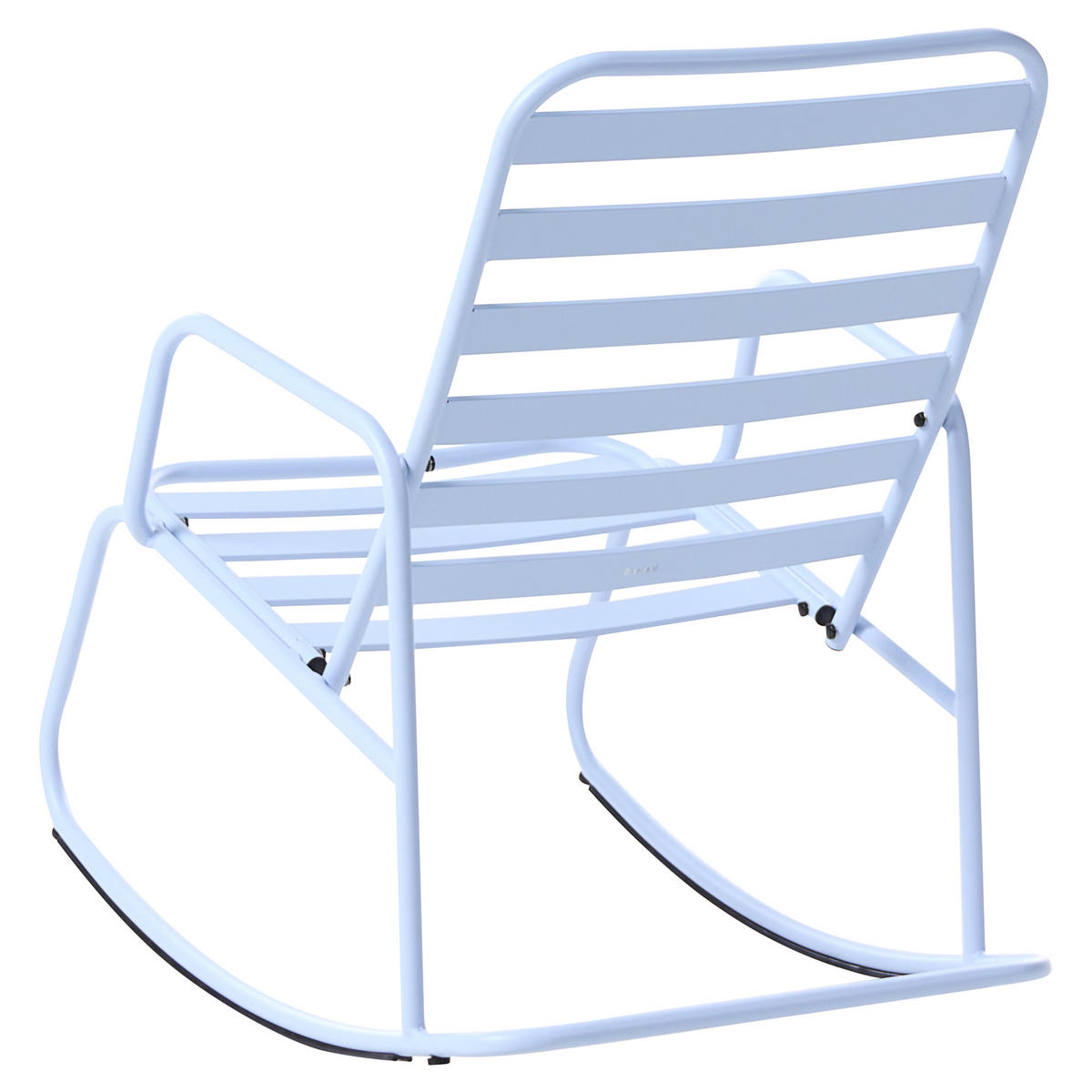 GARTEN-SCHAUKELSTUHL Hellblau Turi - Blau, Metall (66/92/96cm) - Beliani