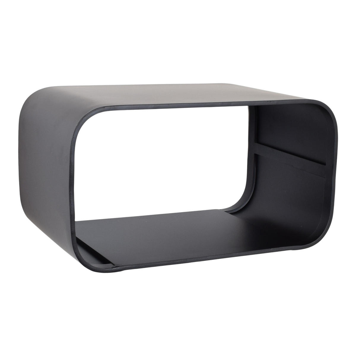 NACHTTISCH Bram Schwarz - Schwarz, Metall (40/21/25cm) - LOFT42
